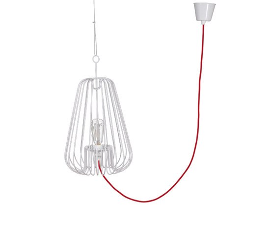 Light Cage small white | Suspended lights | La Corbeille