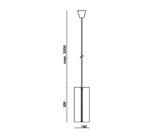 Tubo Suspension lamp | Suspended lights | Formagenda