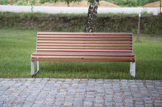 portiqoa | Park bench with backrest | Benches | mmcité