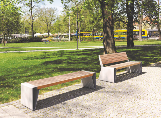 radium | Park bench with backrest | Benches | mmcité