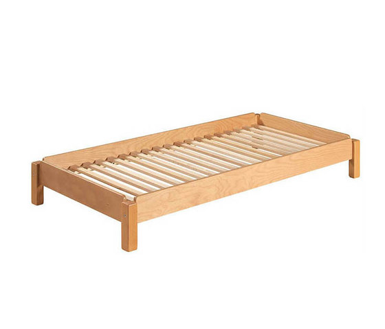 stacking bed beech  DBF-156-01 | Kids beds | De Breuyn