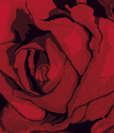 Rose Rouge | Formatteppiche | Toulemonde Bochart