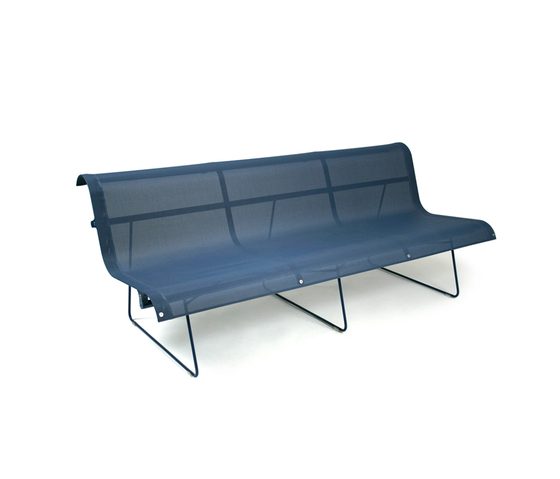 Ellipse Bench 3-seater | Benches | FERMOB