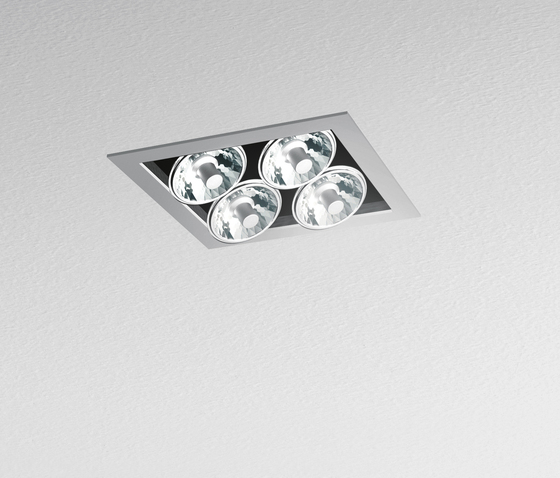 Java 180 4 Lamps square | Recessed ceiling lights | Artemide Architectural