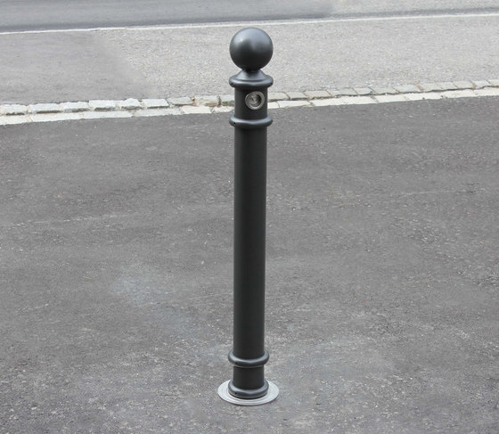 Public Bollard removable barrier post - Aarau | Bolardos | BURRI