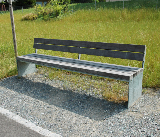 Picknick bench with backrest | Bancos | BURRI
