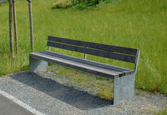 Picknick bench with backrest | Bancs | BURRI