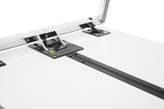 n.f.t. folding table, four-leg base | Mesas contract | Wiesner-Hager