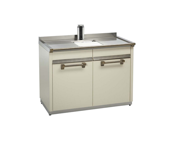 Ascot - fully equipped table unit | Island kitchens | Steel