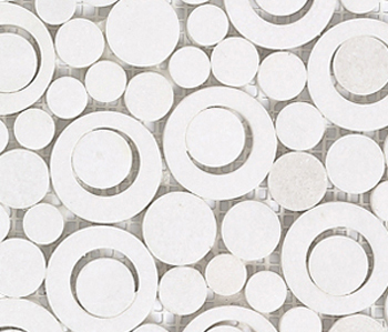 Pulidos Moon Saturn Blanco | Natural stone mosaics | Porcelanosa