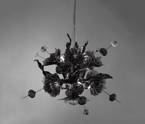 Kumulus 95 Chandelier black | Lampade sospensione | Bsweden