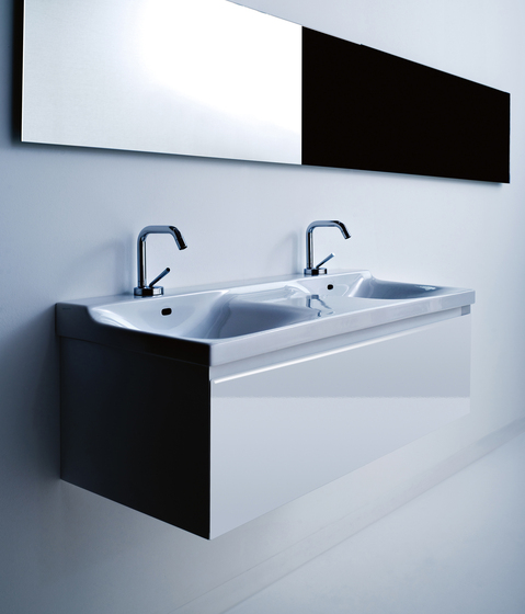 Buddy Washbasin 100 + wall-mounted cabinet 100 | Armarios lavabo | Kerasan
