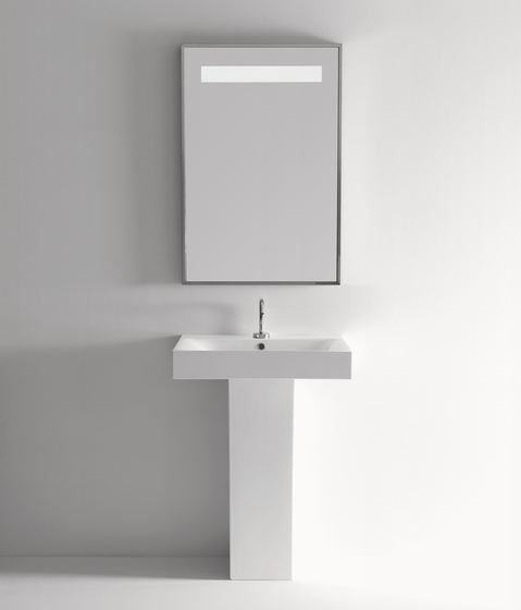 Cento Washbasin + pedestal | Wash basins | Kerasan