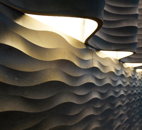 Complementi Luce | Fondo curve luce | Naturstein Platten | Lithos Design