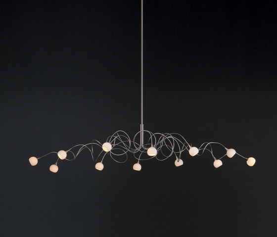 Snowball – Oval pendant light 12 | Suspended lights | HARCO LOOR