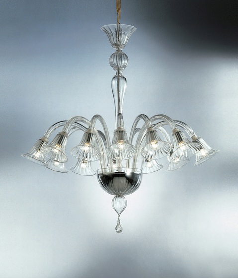 Ca’ Balbi - 12 lights chandelier | Lámparas de araña | A.V. Mazzega