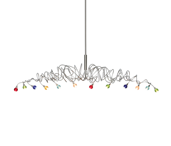 Sweet – Long pendant light 12-multicolor | Suspended lights | HARCO LOOR