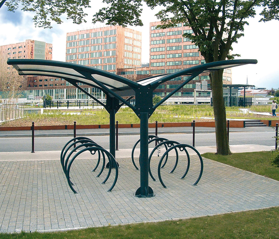 Space | Bicycle shelters | Metalco