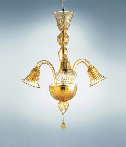 Ca’ Balbi - 3 lights chandelier | Lámparas de araña | A.V. Mazzega