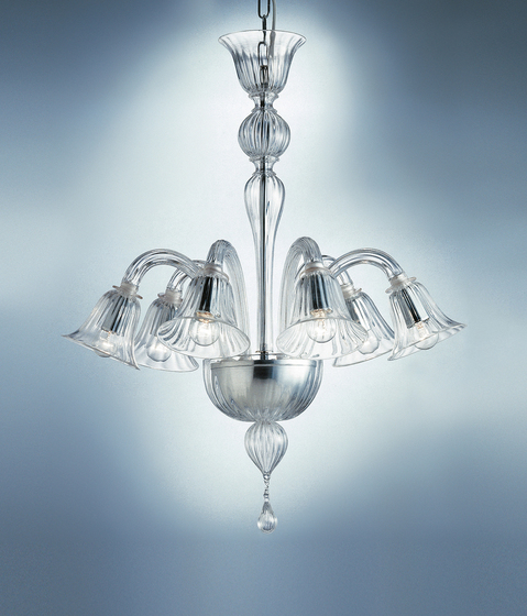 Ca’ Balbi - 6 lights chandelier | Lámparas de araña | A.V. Mazzega
