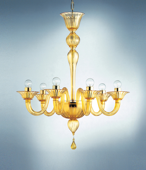 Ca’ Donà - 6 lights chandelier | Lámparas de araña | A.V. Mazzega