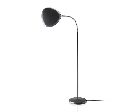 Cobra Floor lamp | Anthracite Grey | Lámparas de pie | GUBI