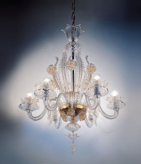 Ducale - chandelier - 6 lights | Kronleuchter | A.V. Mazzega