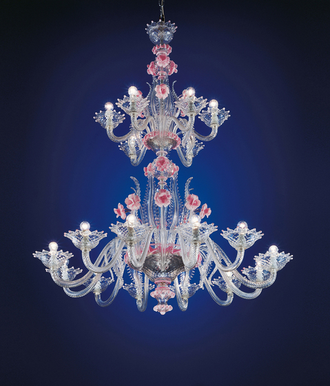 Foscari - chandelier - 18 lights | Kronleuchter | A.V. Mazzega