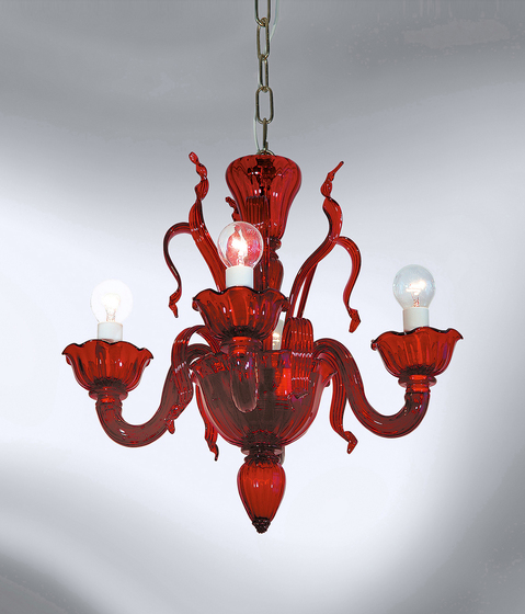 Loto - chandelier - 4 lights | Kronleuchter | A.V. Mazzega