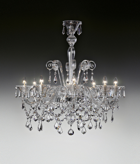 Lulù - chandelier - 8 lights | Chandeliers | A.V. Mazzega