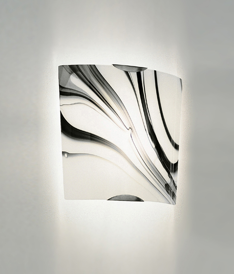 White & Black - wall lamp - big | Wall lights | A.V. Mazzega