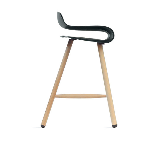 BCN stool on woolen base | Bar stools | Kristalia