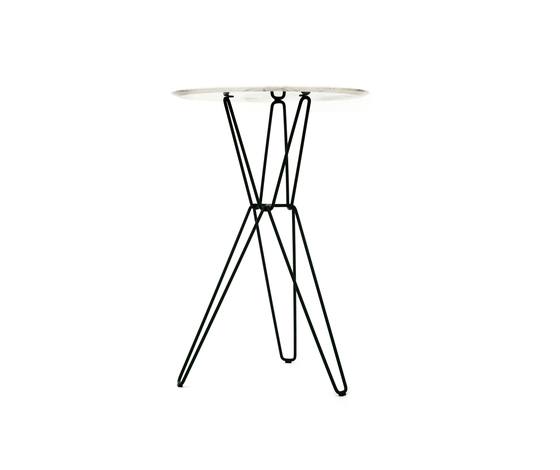 Tio Circular Bar Table Marble | Tables hautes | Massproductions