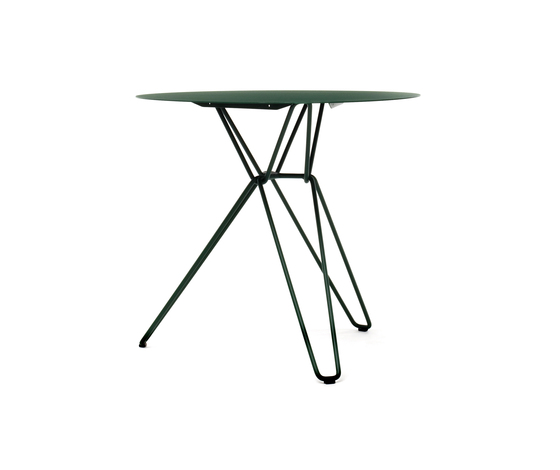 Tio Circular Café Table Metal | Bistro tables | Massproductions