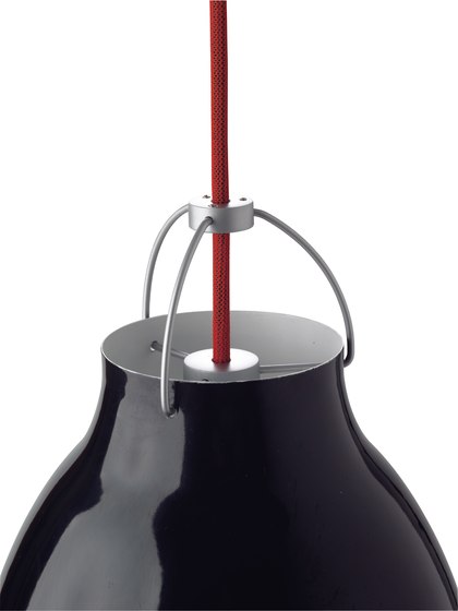 Caravaggio™ | Pendant | P2 | Black | Red cord | Lampade sospensione | Fritz Hansen