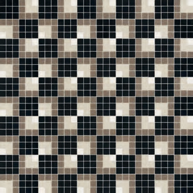 Vibration Noire Mosaic | Mosaïques verre | Bisazza