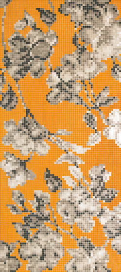 Hanami Arancio A/B mosaic | Mosaici vetro | Bisazza