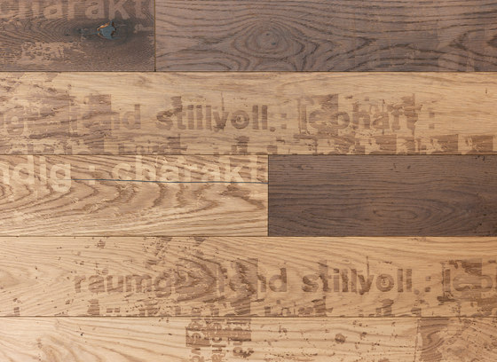 Carving Grunge I brushed | white oil | Wood panels | mafi