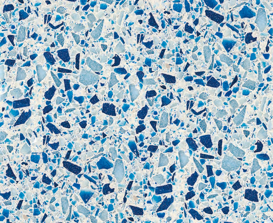 Logos Blu (712) glass tile | Glas Fliesen | Bisazza
