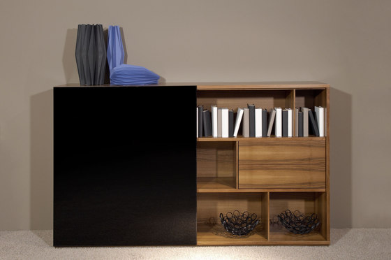 Rooming walnut black | Sideboards | die Collection