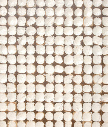 Cocomosaic tiles white patina 02-33 | Mosaïques en coco | Cocomosaic