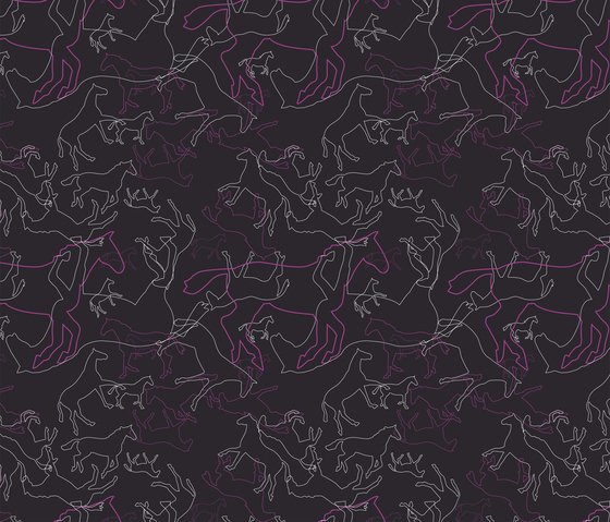 Esel & Pferde I Pferde | col1 | Drapery fabrics | Sabine Röhse
