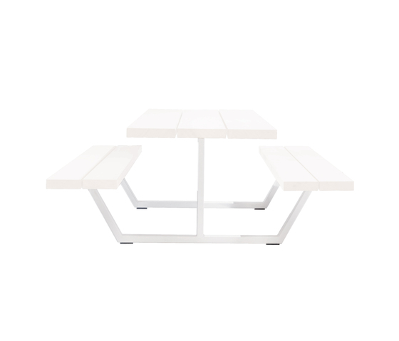 Cassecroute Table Aluminium-off | Dining tables | CASSECROUTE