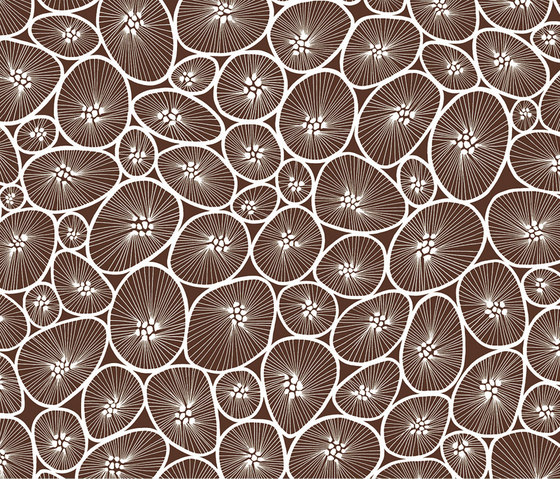 Korall brown I white | Tissus de décoration | BANTIE