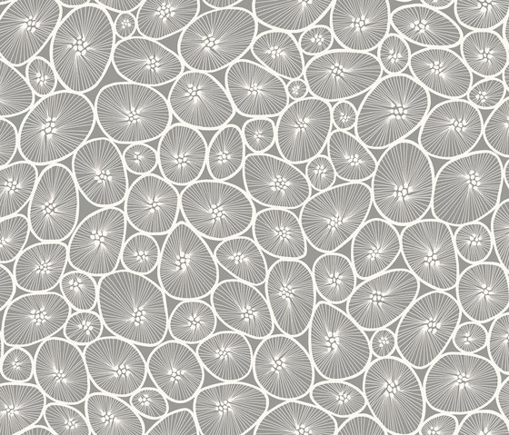 Korall grey I white | Tissus de décoration | BANTIE