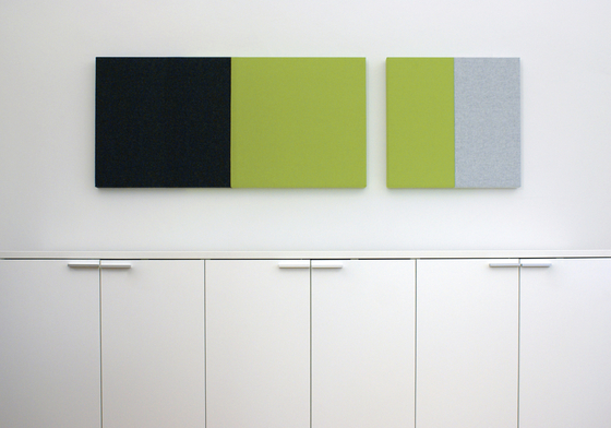 ACOUSTIC COLOR FIELDS | FIFTY FIFTY | Sound absorbing objects | Création Baumann