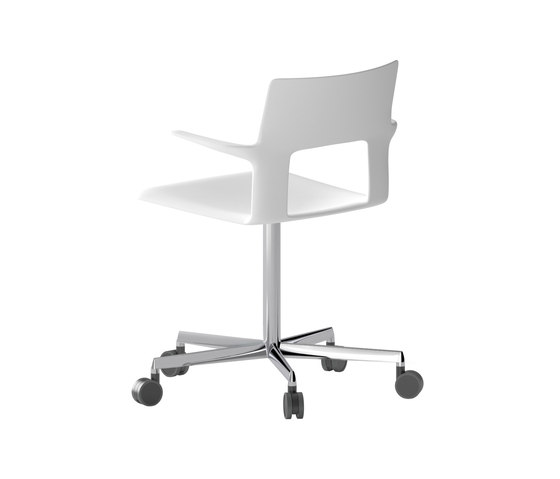 Kobe | swivel chair with armrests | Chairs | Desalto