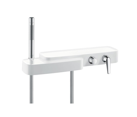 AXOR Bouroullec single lever bath mixer for exposed installation DN15 | Bath taps | AXOR