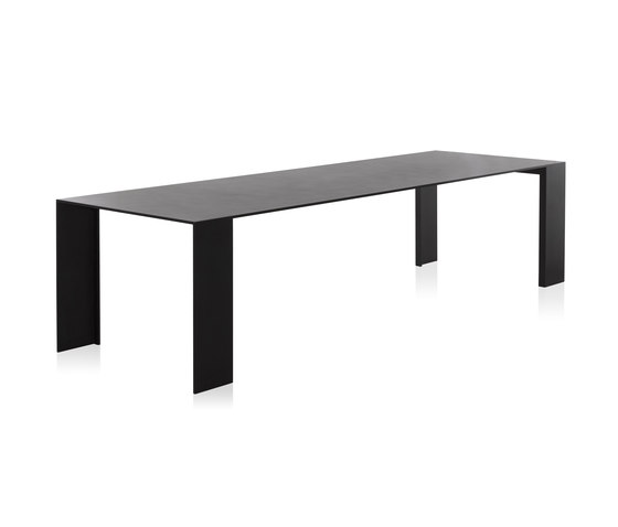 Metallico black table | Mesas comedor | PORRO