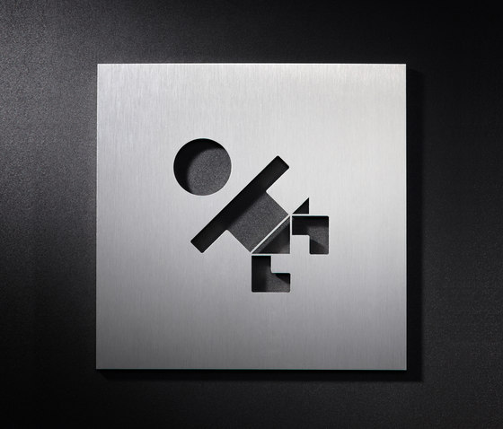 Hinweisschild Wickelraum | Symbols / Signs | PHOS Design